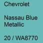 Preview: Chevrolet, Nassau Blue Metallic, 20 / WA8770.